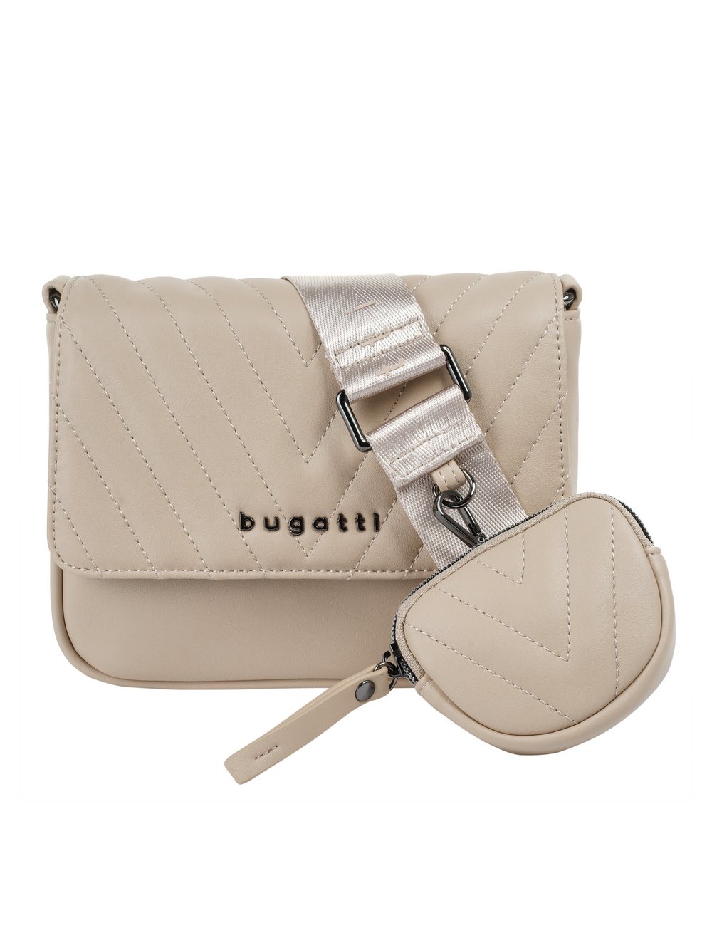 Bugatti Umhängetasche Damen beige, ONE SIZE