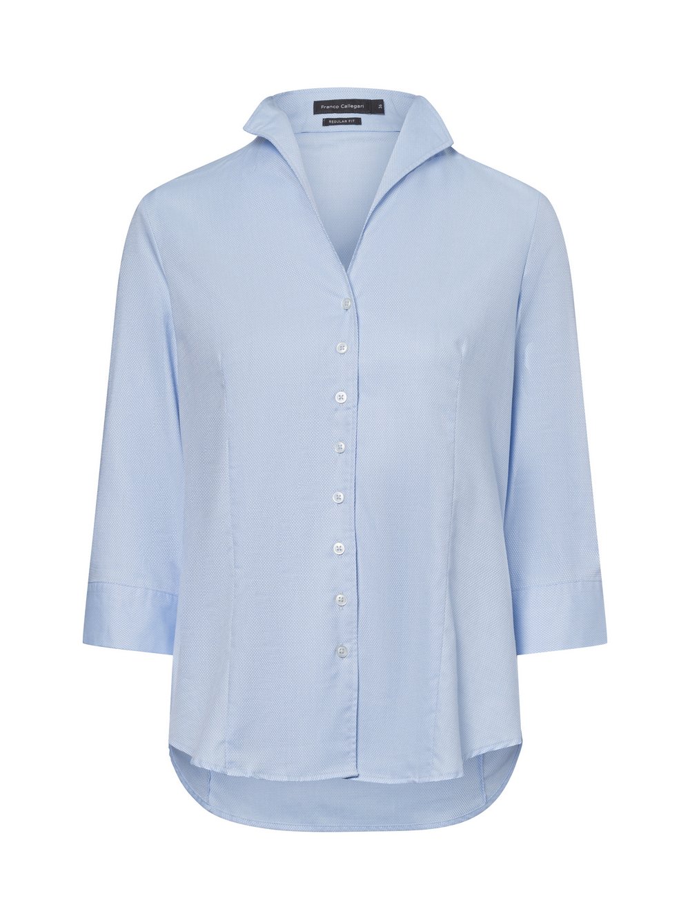 Franco Callegari Bluse Damen Baumwolle blau, 36