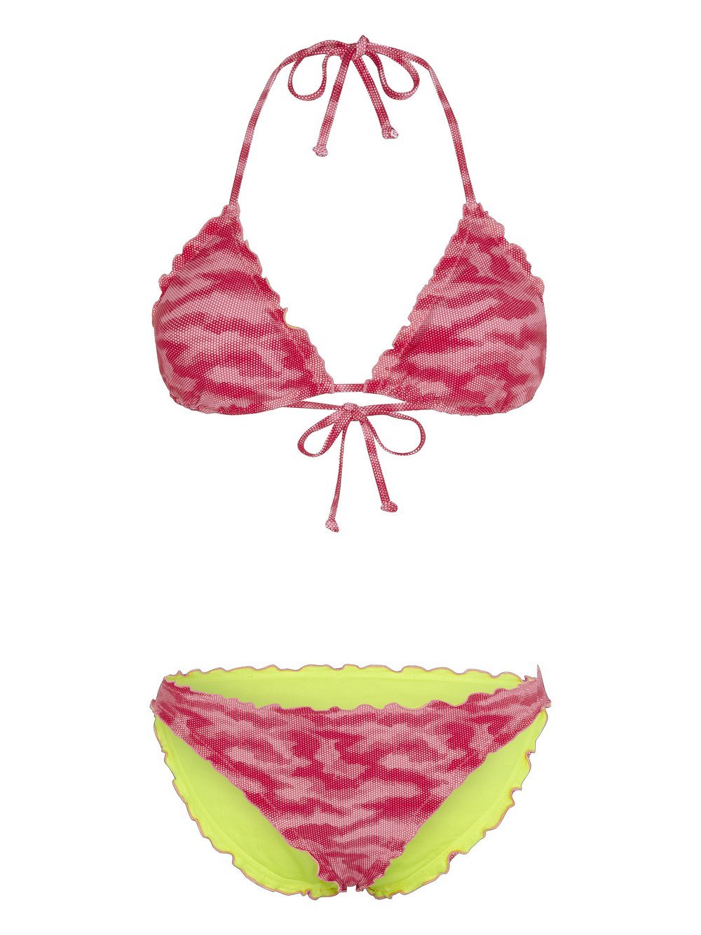 Chiemsee Bikini Damen Polyamid rosa gemustert, 36A