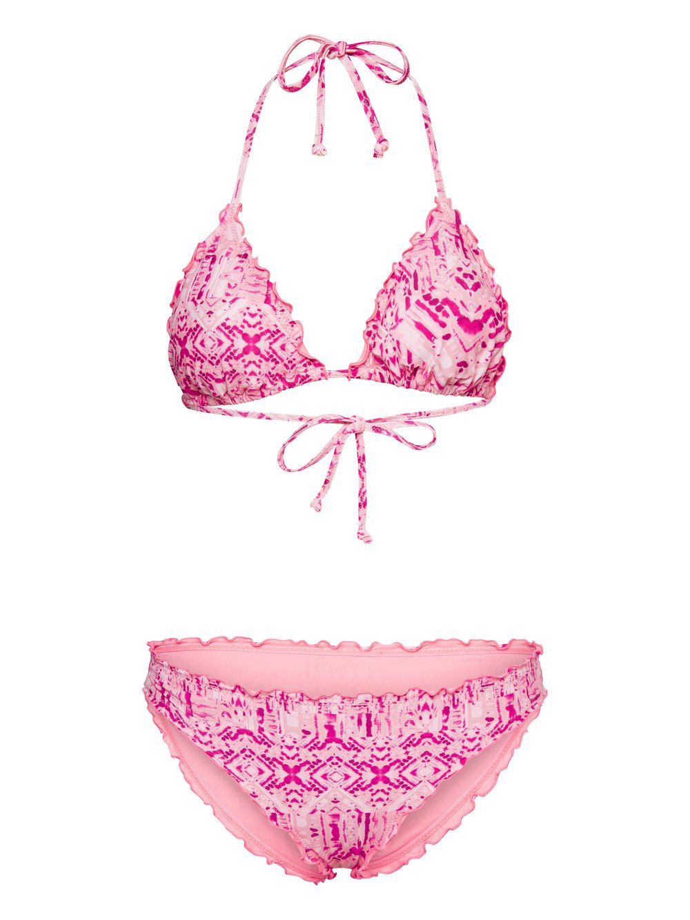 Chiemsee Bikini Damen Polyamid pink gemustert, 34A