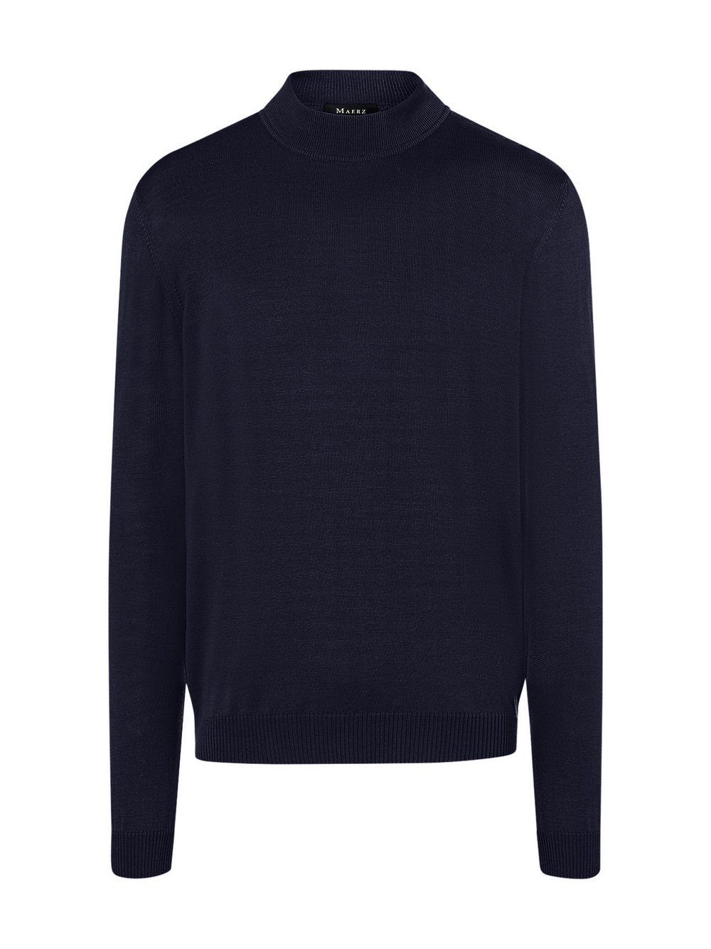 Thumbnail - MAERZ Feinstrick-Pullover aus Merinowolle Herren blau, 56