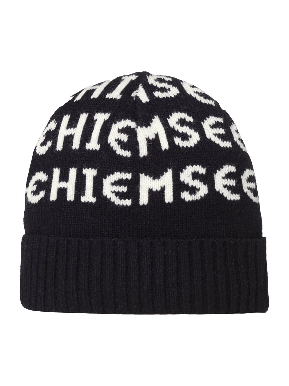 Chiemsee Mütze Damen schwarz gemustert, ONE SIZE