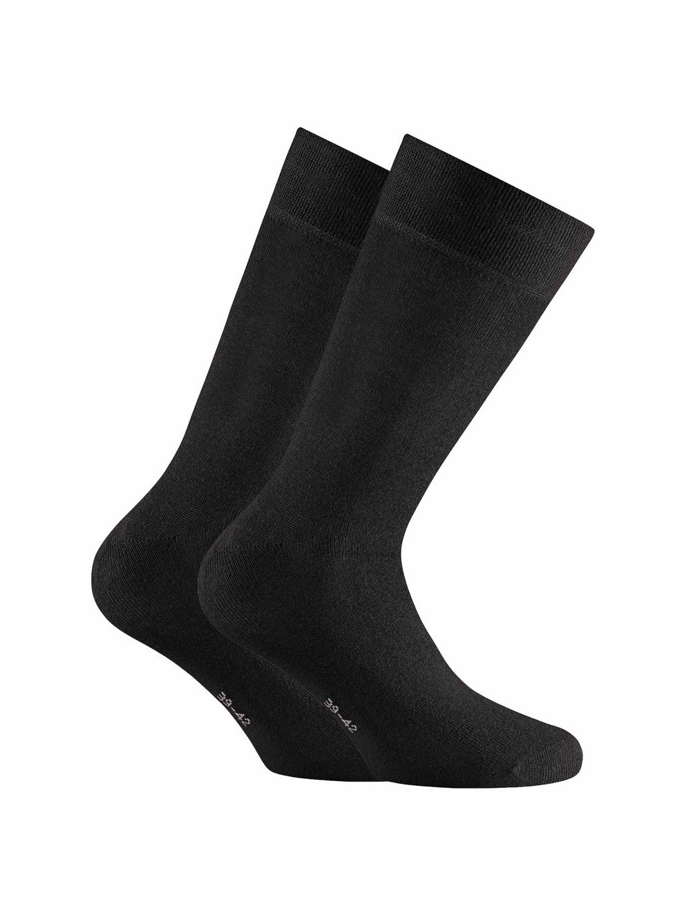 Rohner Socken 2er Pack Damen Viskose schwarz, 39-42