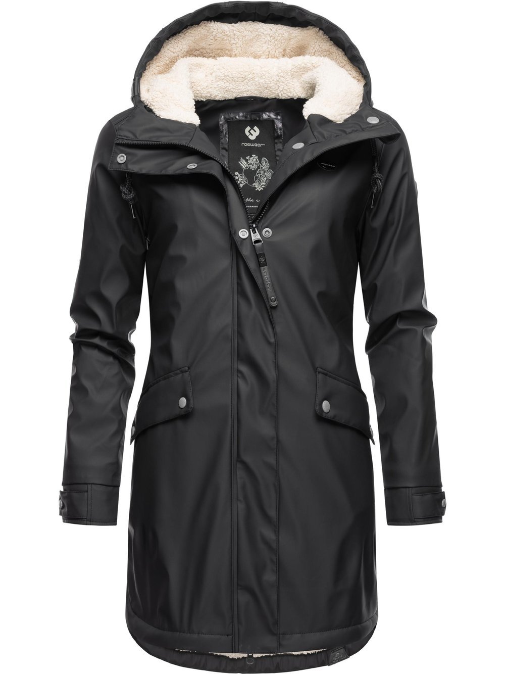 Ragwear Regenjacke Damen schwarz, L