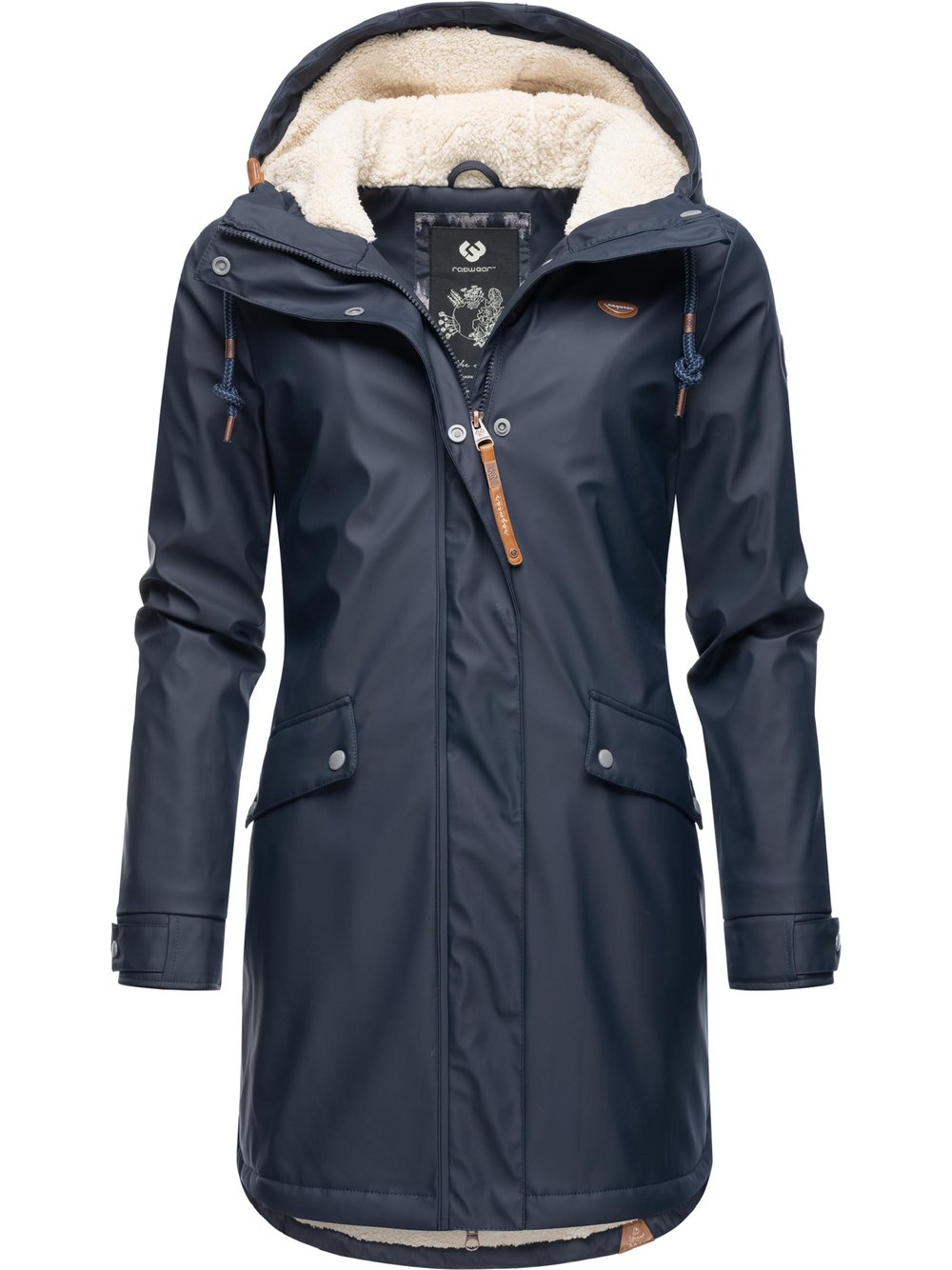 Ragwear Regenjacke Damen blau, XXL