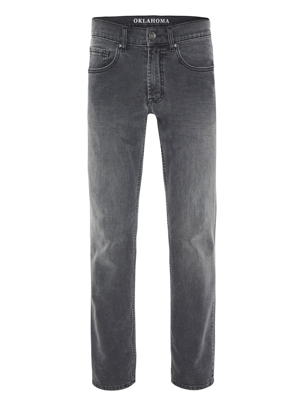 Oklahoma Jeans Jeans Herren Baumwolle grau, 32-34