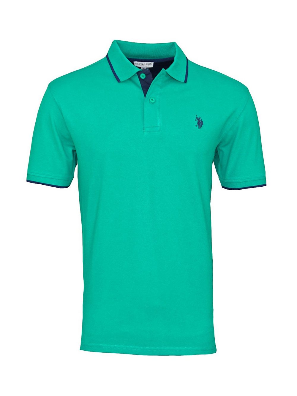 U.S. Polo Assn. Poloshirt Herren Baumwolle grün, M