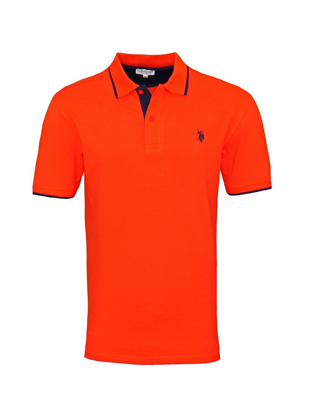 U.S. Polo Assn. Poloshirt Herren Baumwolle orange, XXL