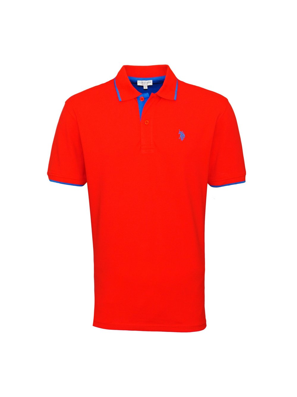 U.S. Polo Assn. Poloshirt Herren Baumwolle rot, M