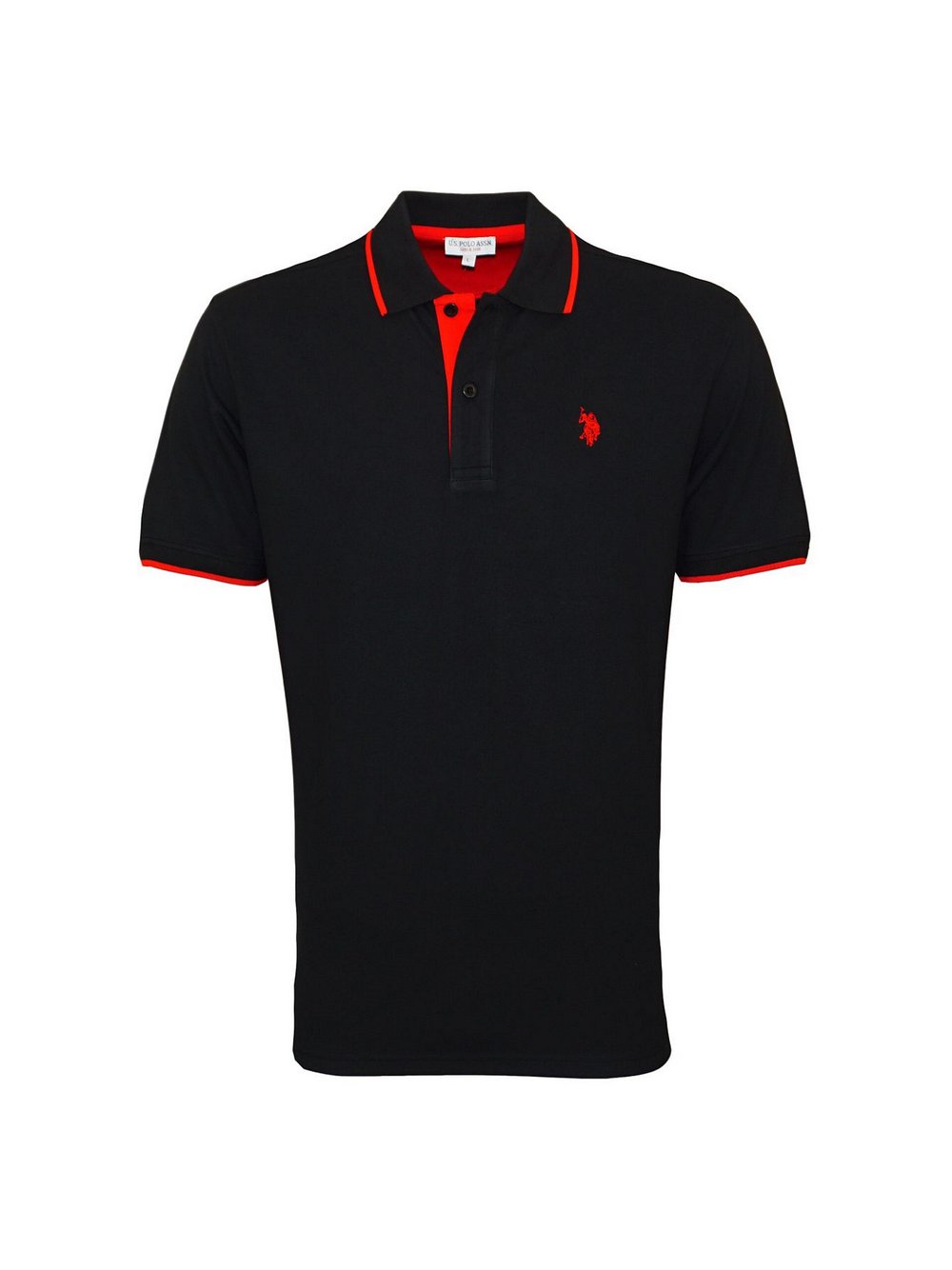 U.S. Polo Assn. Poloshirt Herren Baumwolle schwarz, XXXL