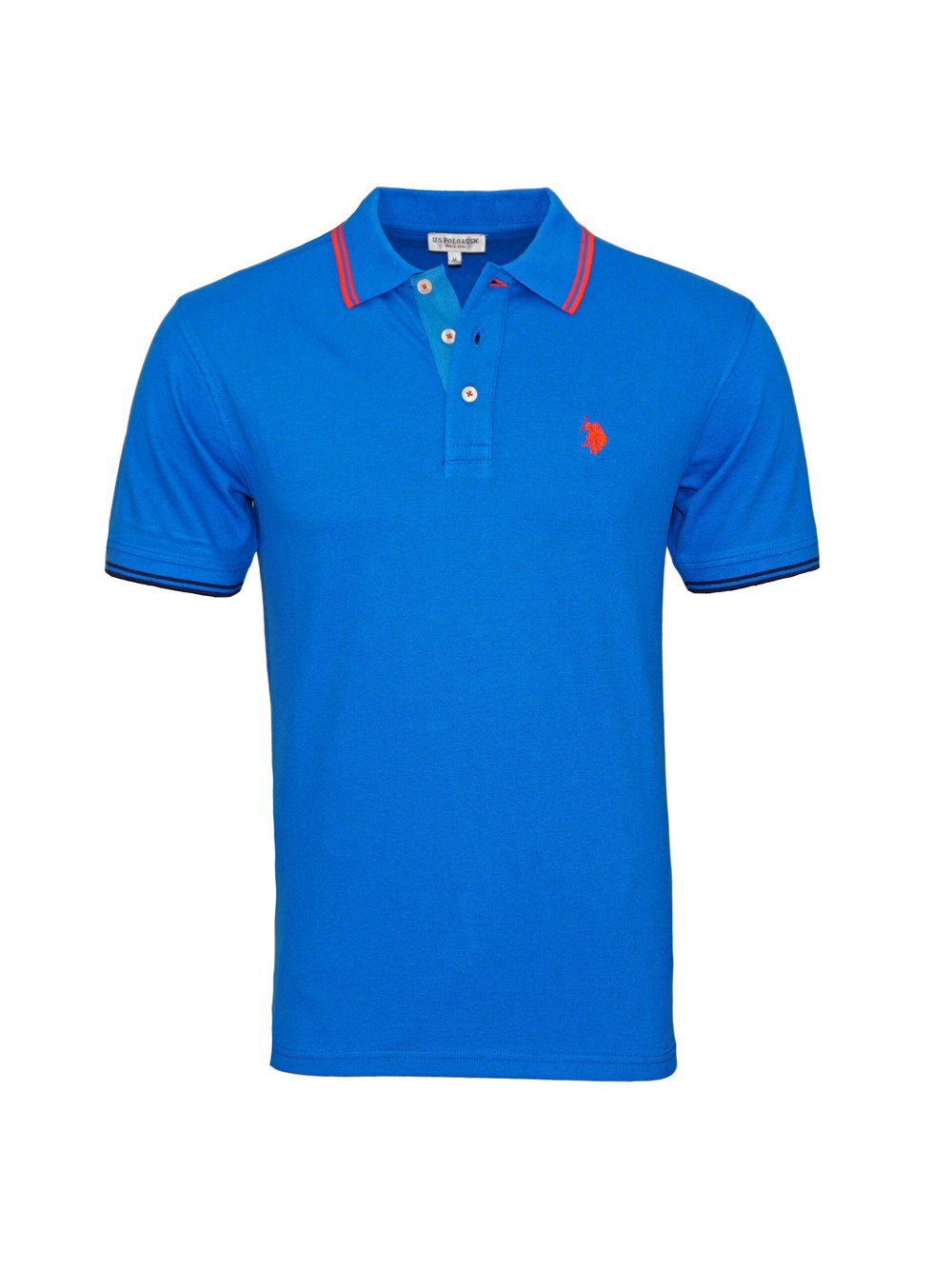 U.S. Polo Assn. Poloshirt Herren Baumwolle blau, XL