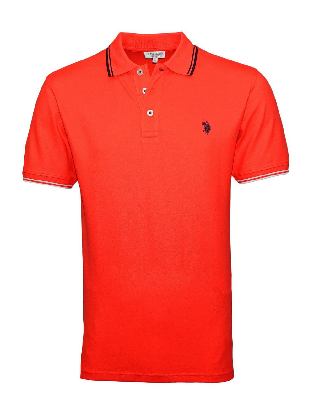 U.S. Polo Assn. Poloshirt Herren Baumwolle rot, M