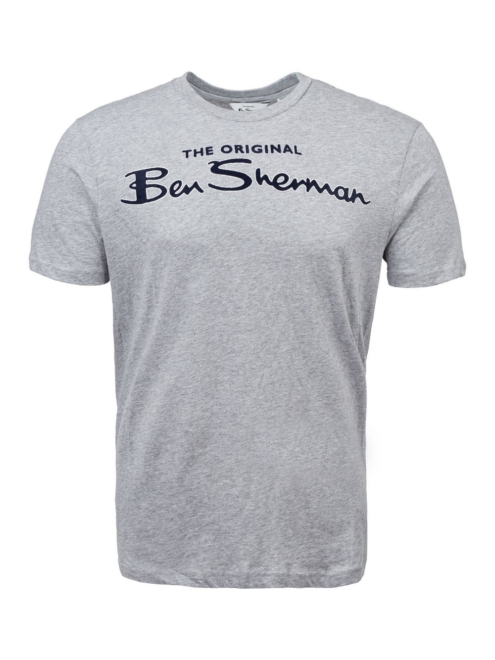 Ben Sherman T-Shirt Herren Baumwolle grau bedruckt, M