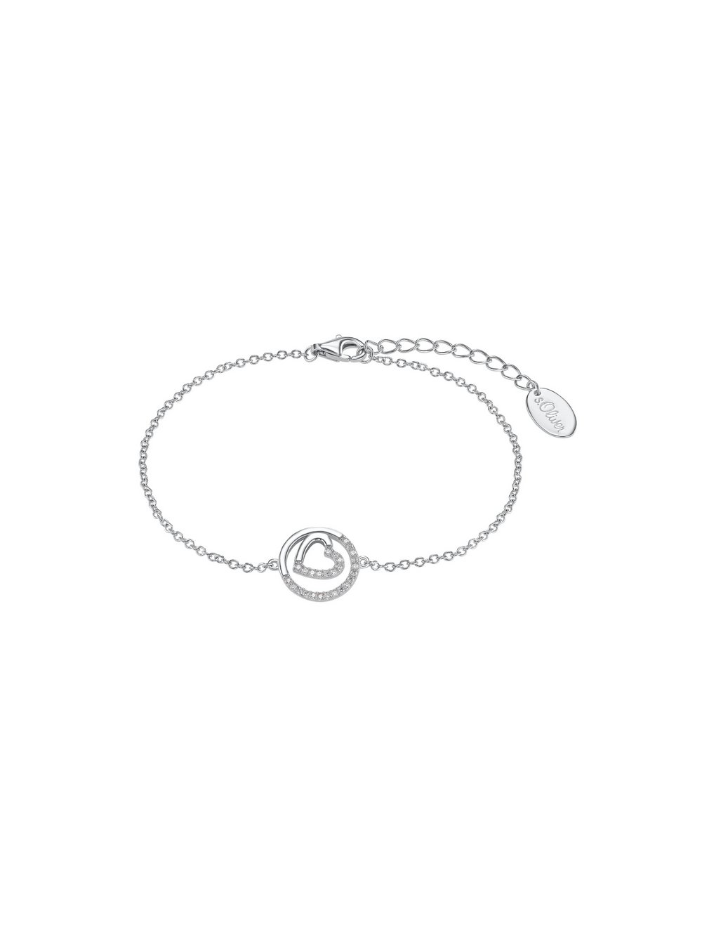 s.Oliver Armband Damen Sterlingsilber silber, 20