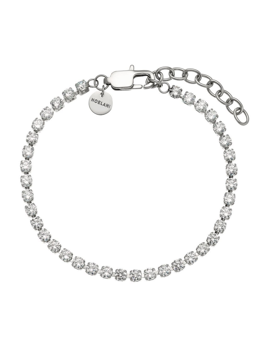 NOELANI Armband Damen Edelstahl silber, 19