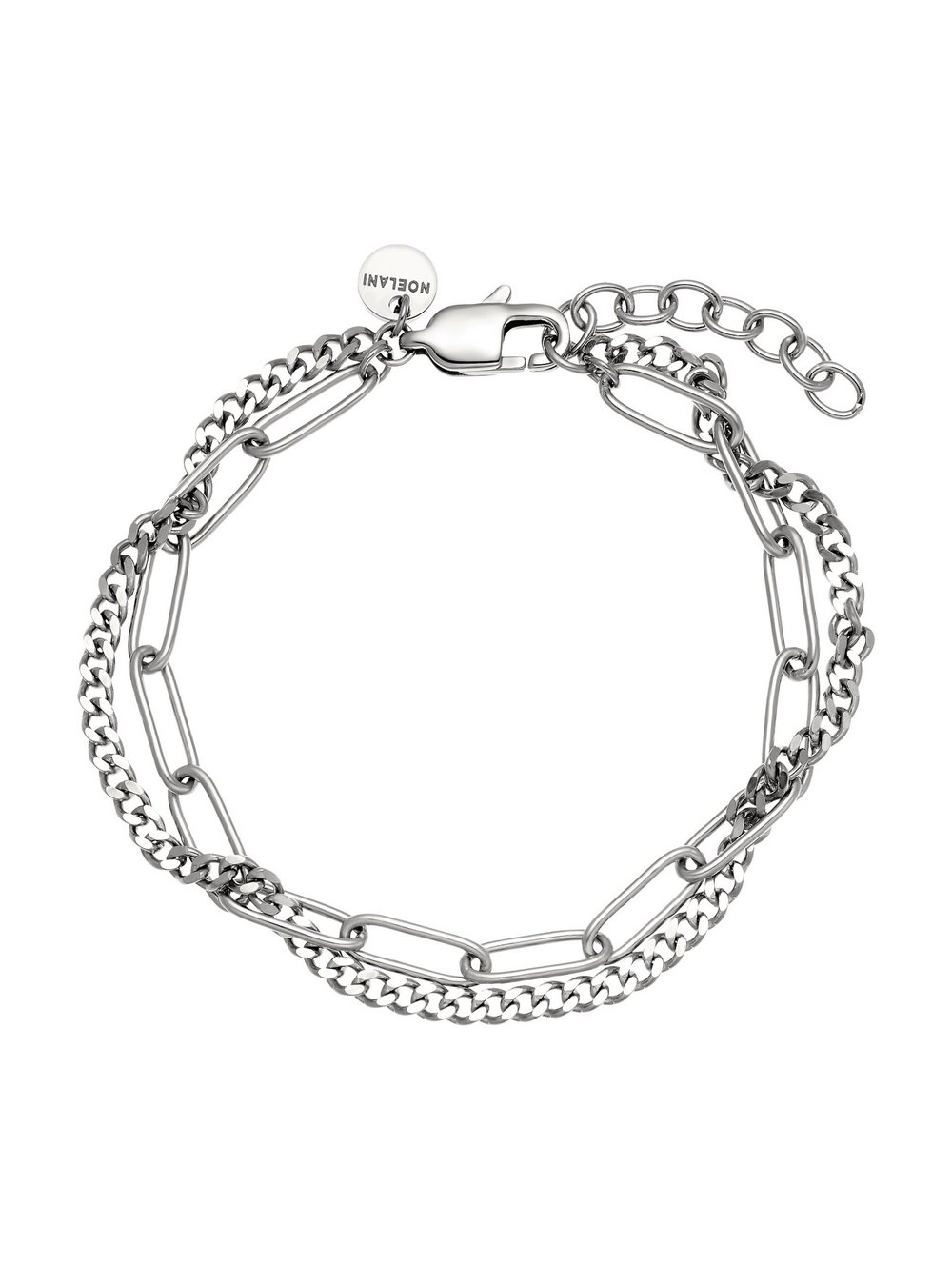 NOELANI Armband Damen Edelstahl mehrfarbig, 19