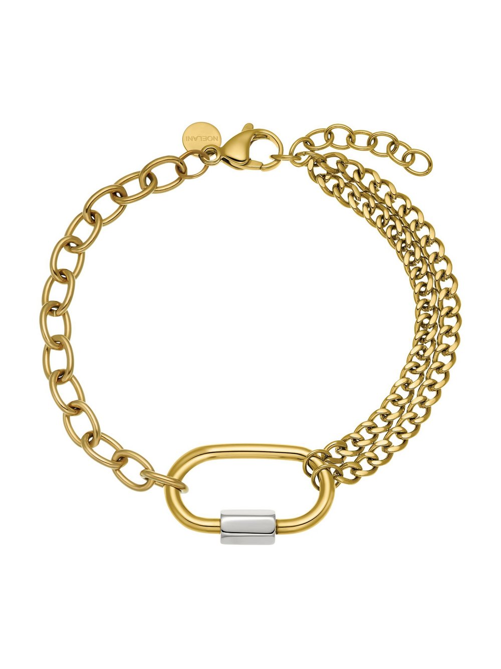 NOELANI Armband Damen Edelstahl gold, 21