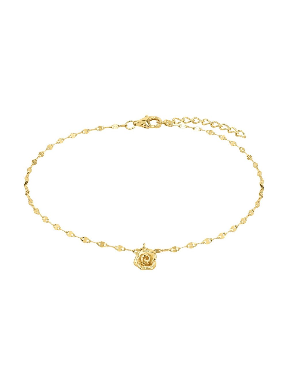 amor Fußkette Damen Sterlingsilber gold, 25