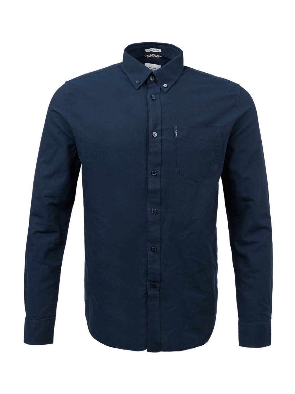 Ben Sherman Hemd Herren Regular Fit Baumwolle blau bedruckt, XS