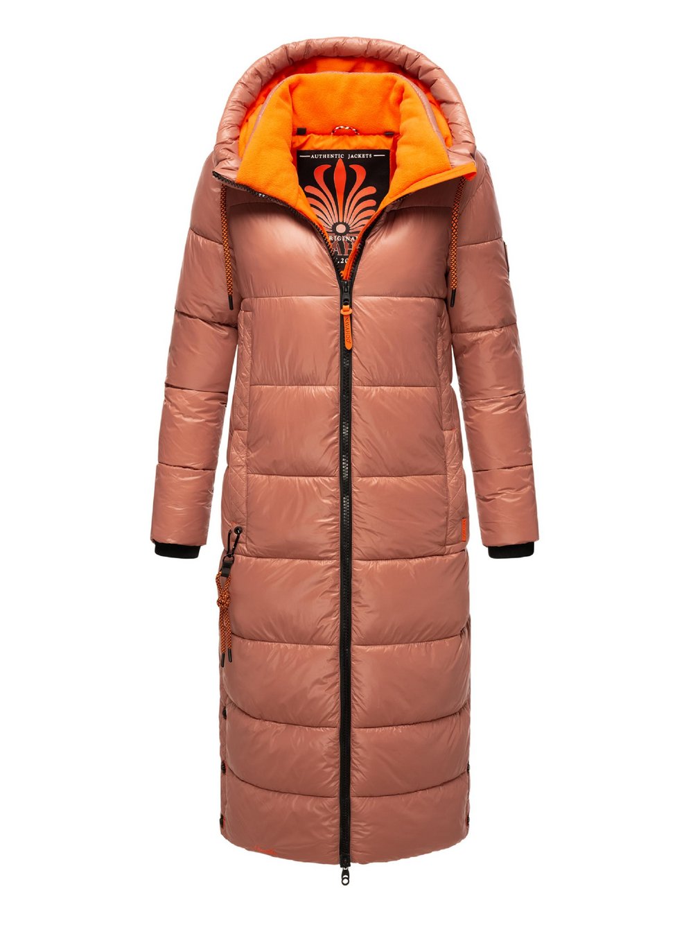 Navahoo Steppmantel Damen orange, XS