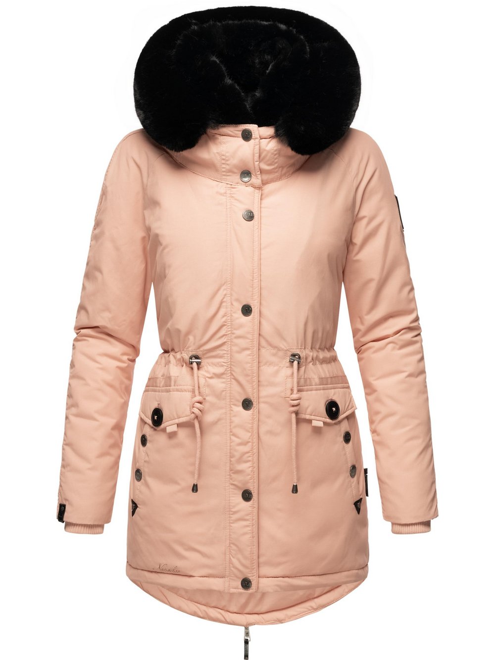 Navahoo Wintermantel Damen rosa, L