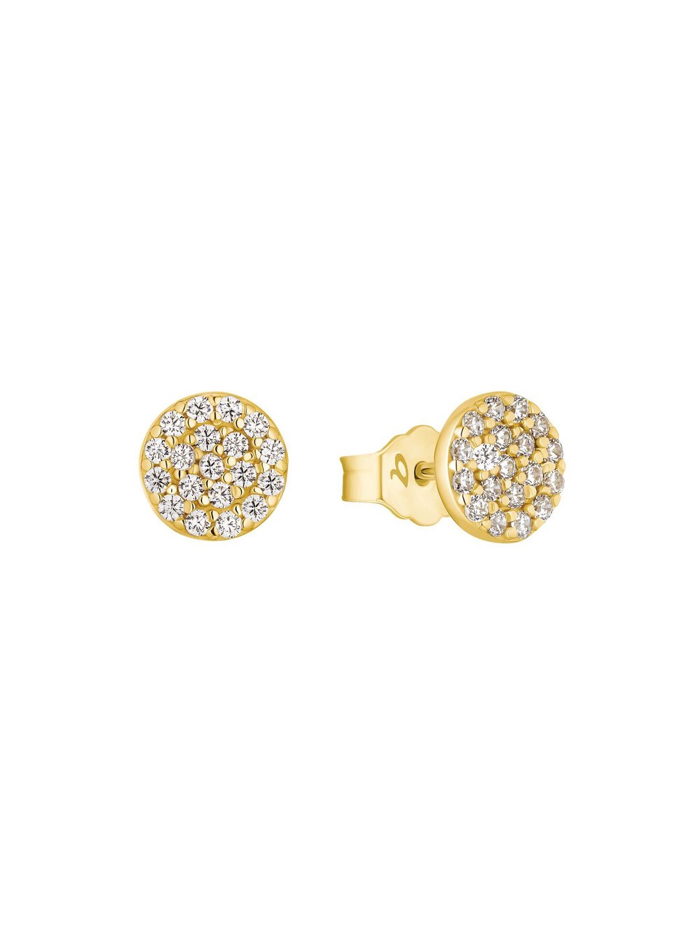 amor Ohrstecker Damen Gelbgold gold, ONE SIZE