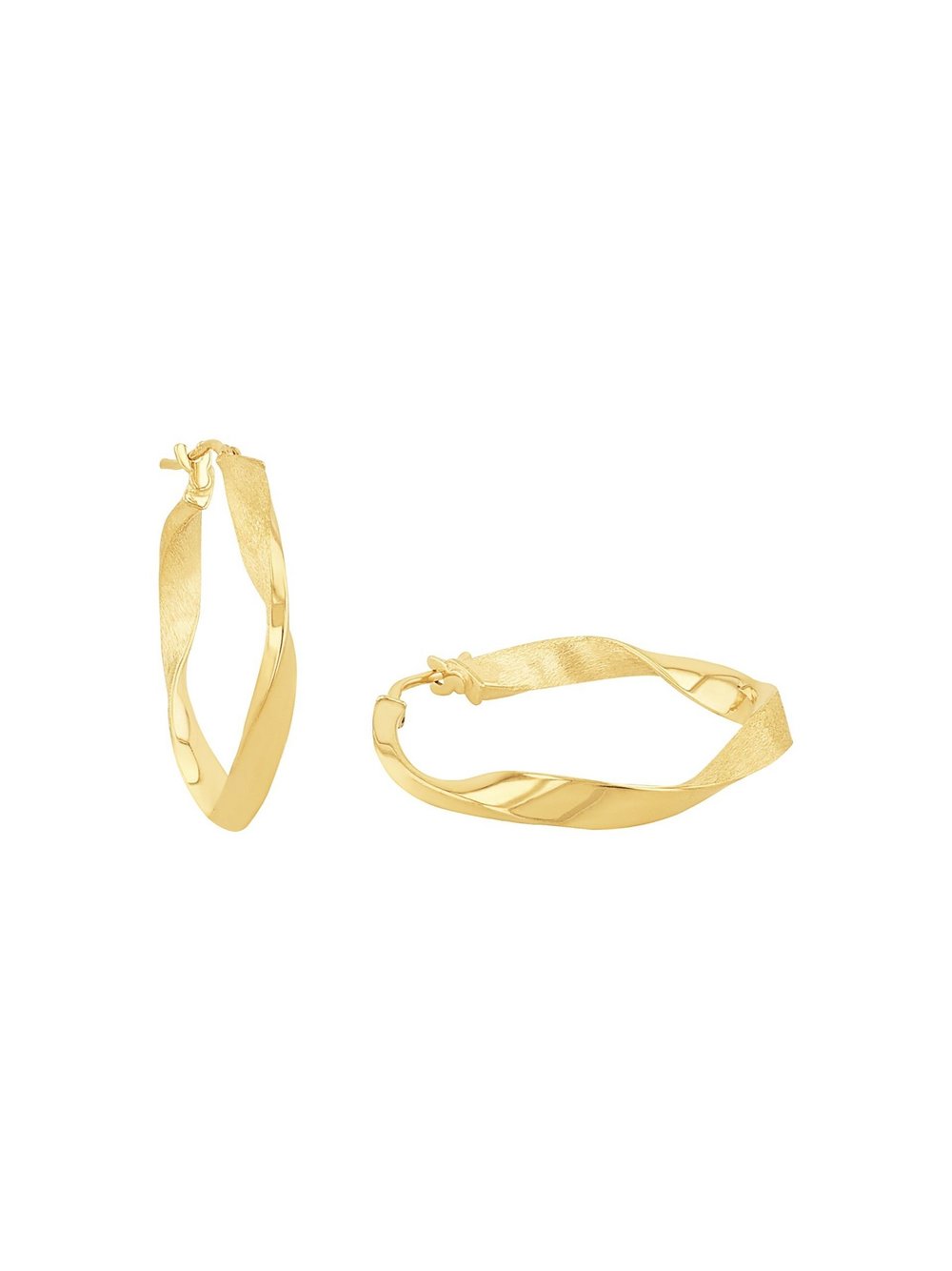 Thumbnail - amor Creolen Damen Gelbgold gold, ONE SIZE