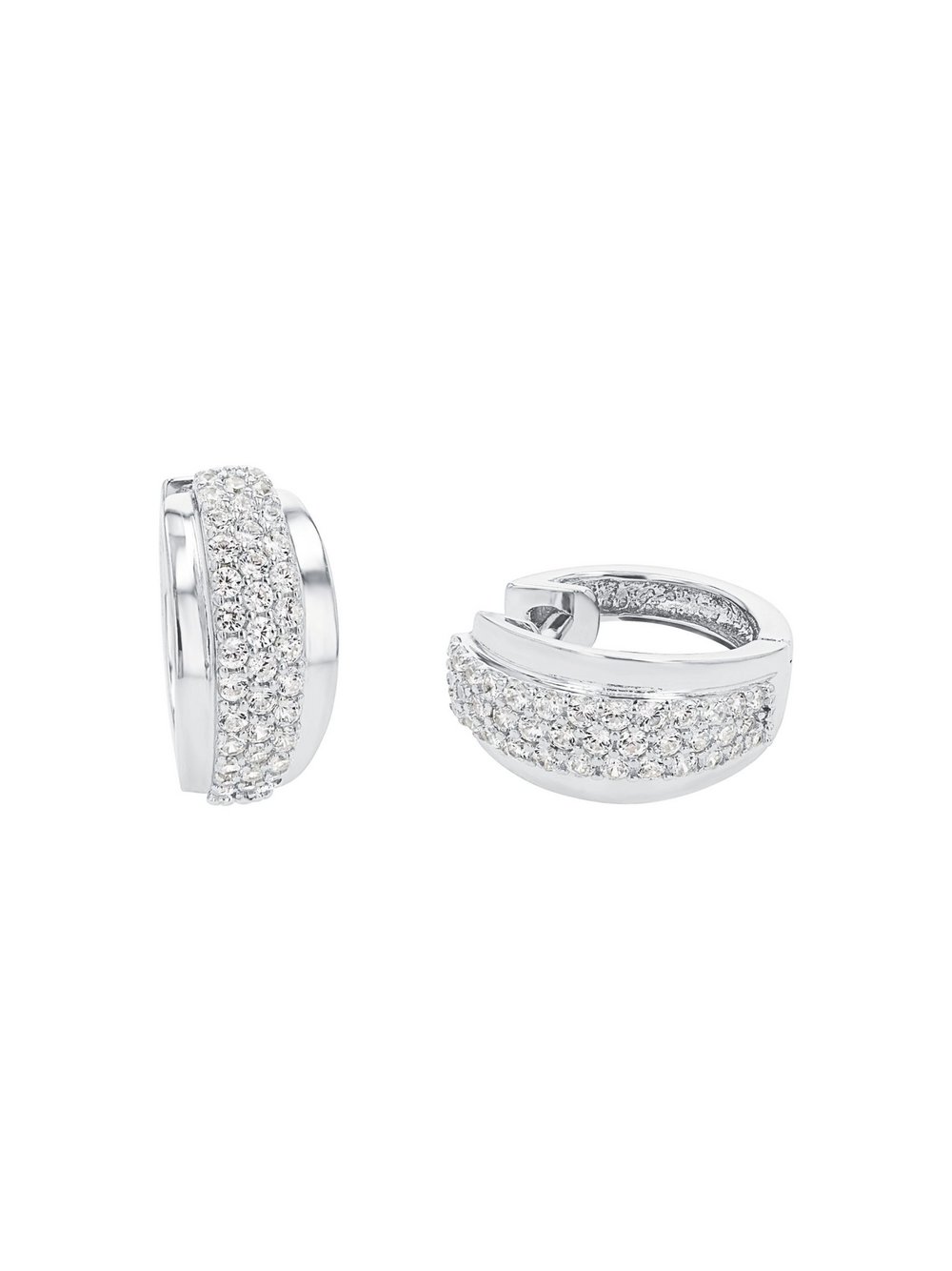 amor Creolen Damen Sterlingsilber silber, ONE SIZE