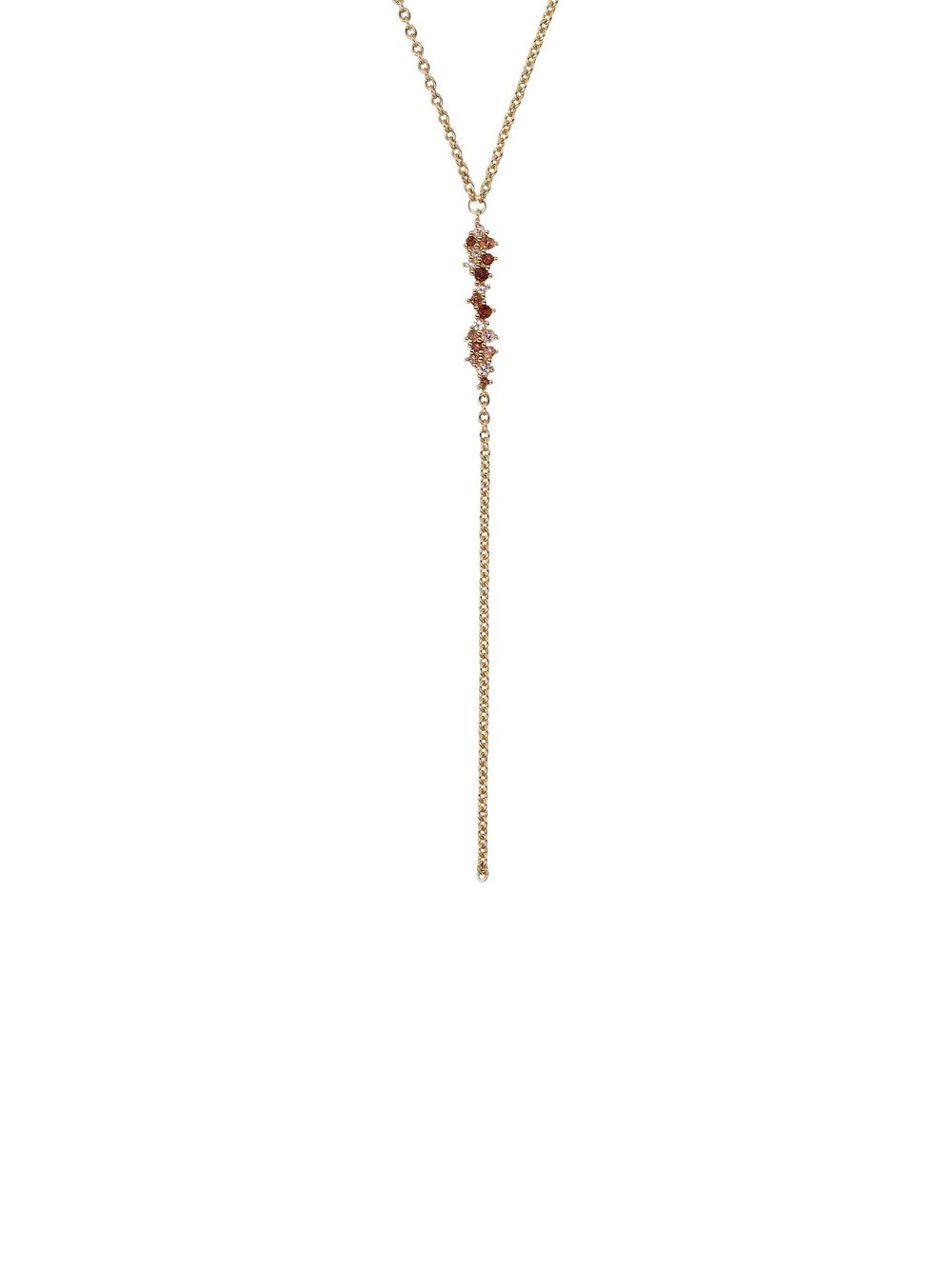 NOELANI Y-Collier Damen Sterlingsilber gold, 45