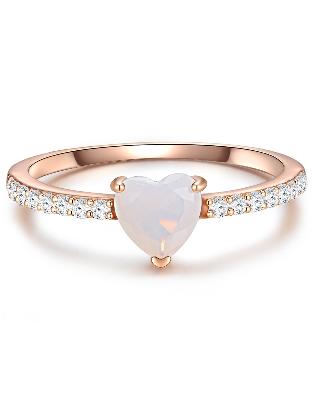 Glanzstücke München Ring Damen Sterlingsilber roségold, 50