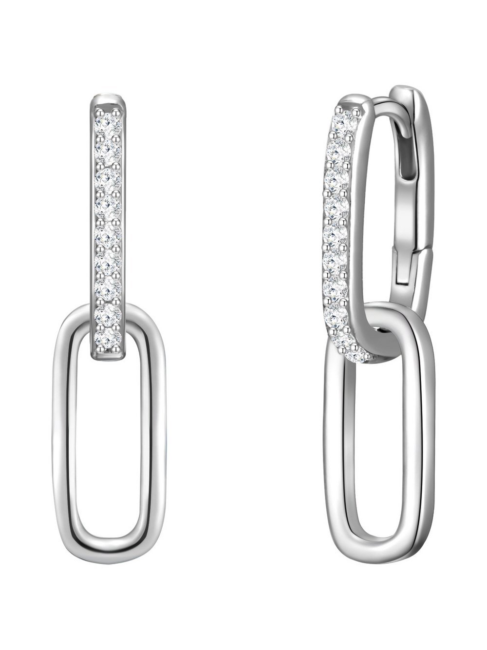 Glanzstücke München Creolen Damen Sterlingsilber silber, ONE SIZE