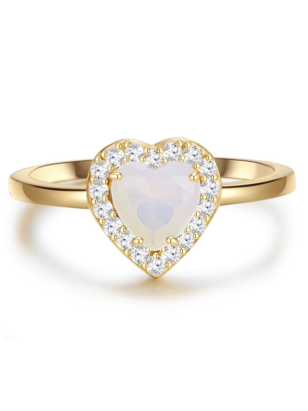 Glanzstücke München Ring Damen Sterlingsilber gold, 48