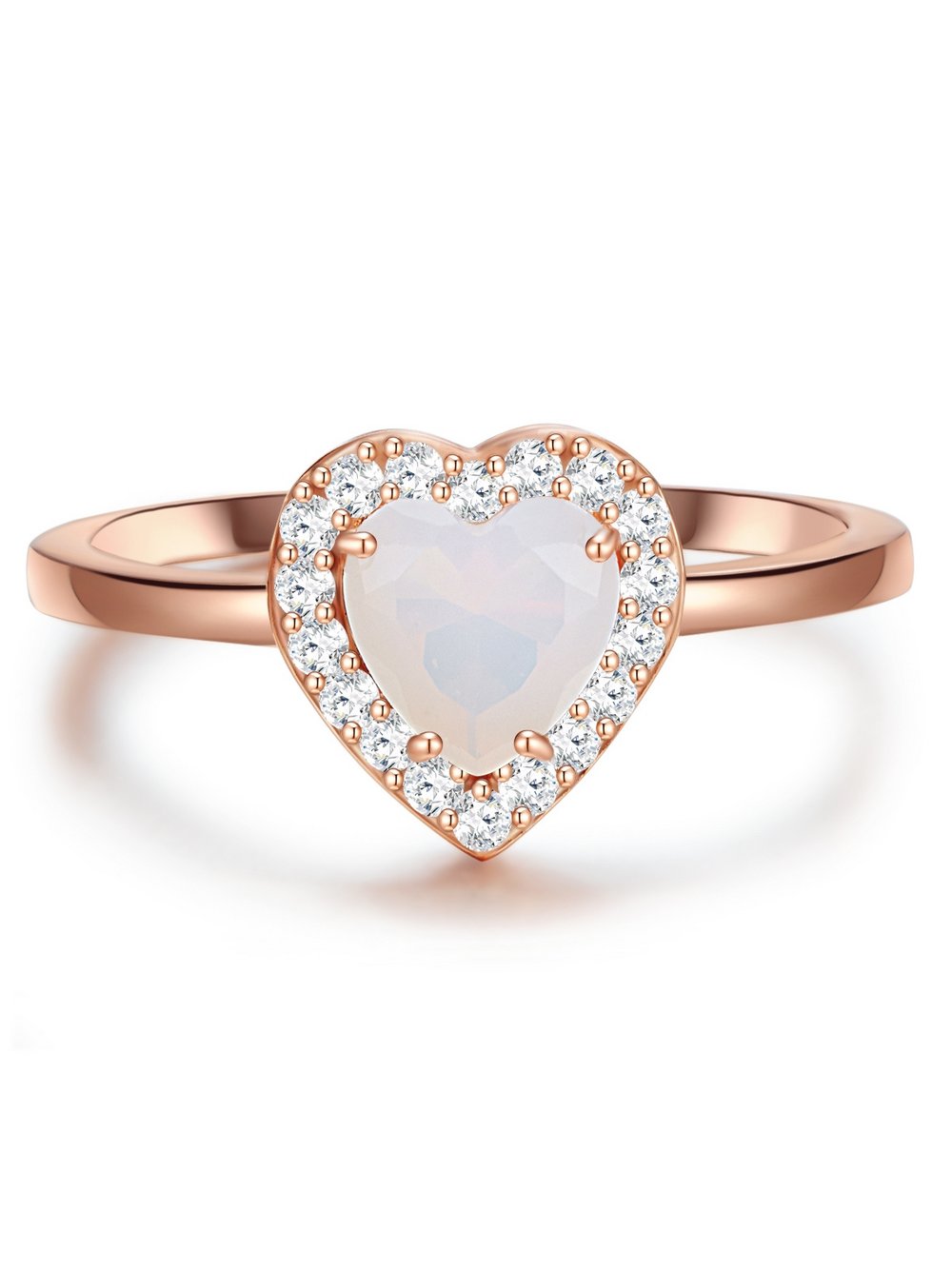 Glanzstücke München Ring Damen Sterlingsilber roségold, 54