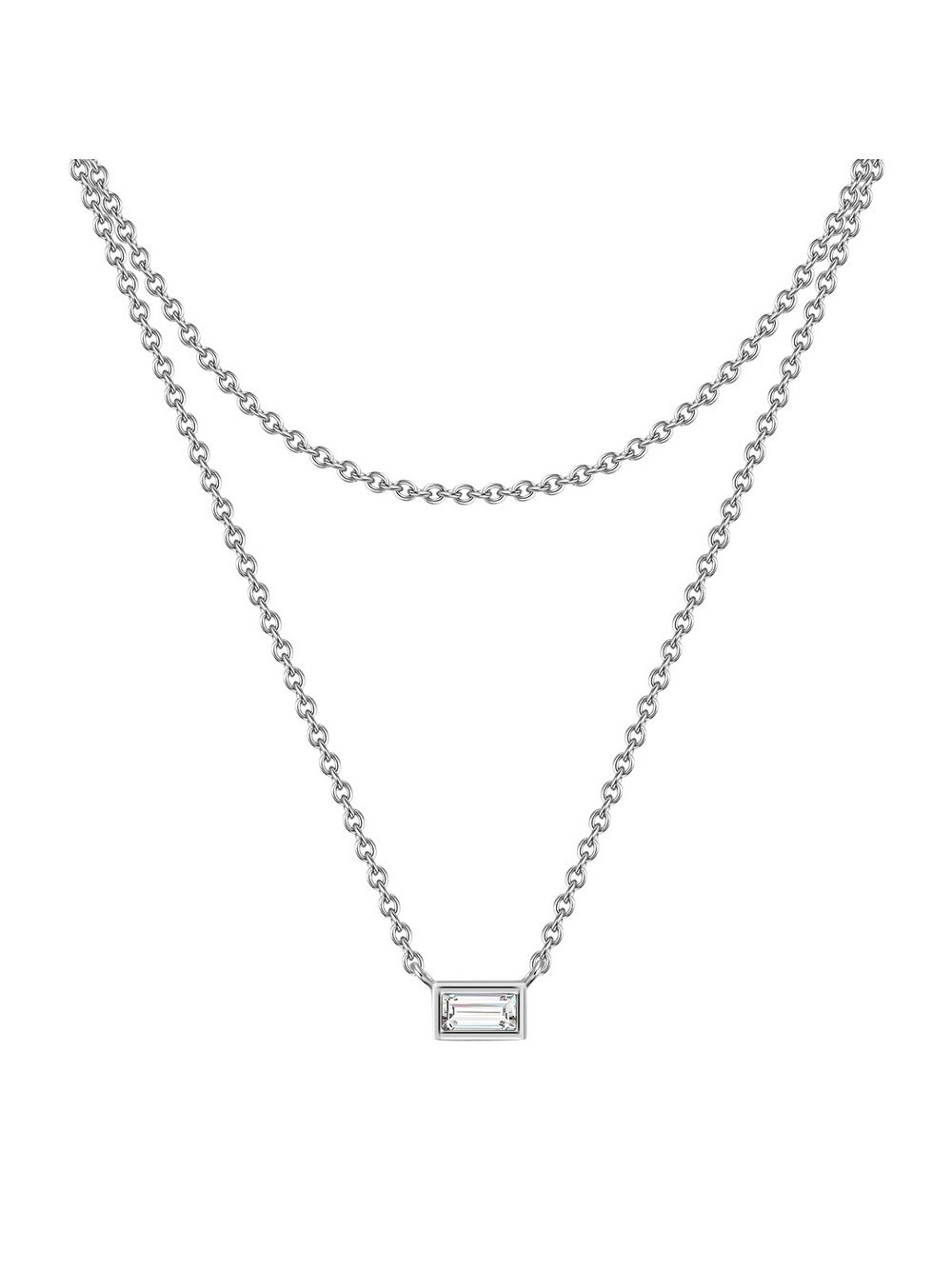 Glanzstücke München Halskette Damen Sterlingsilber silber, ONE SIZE