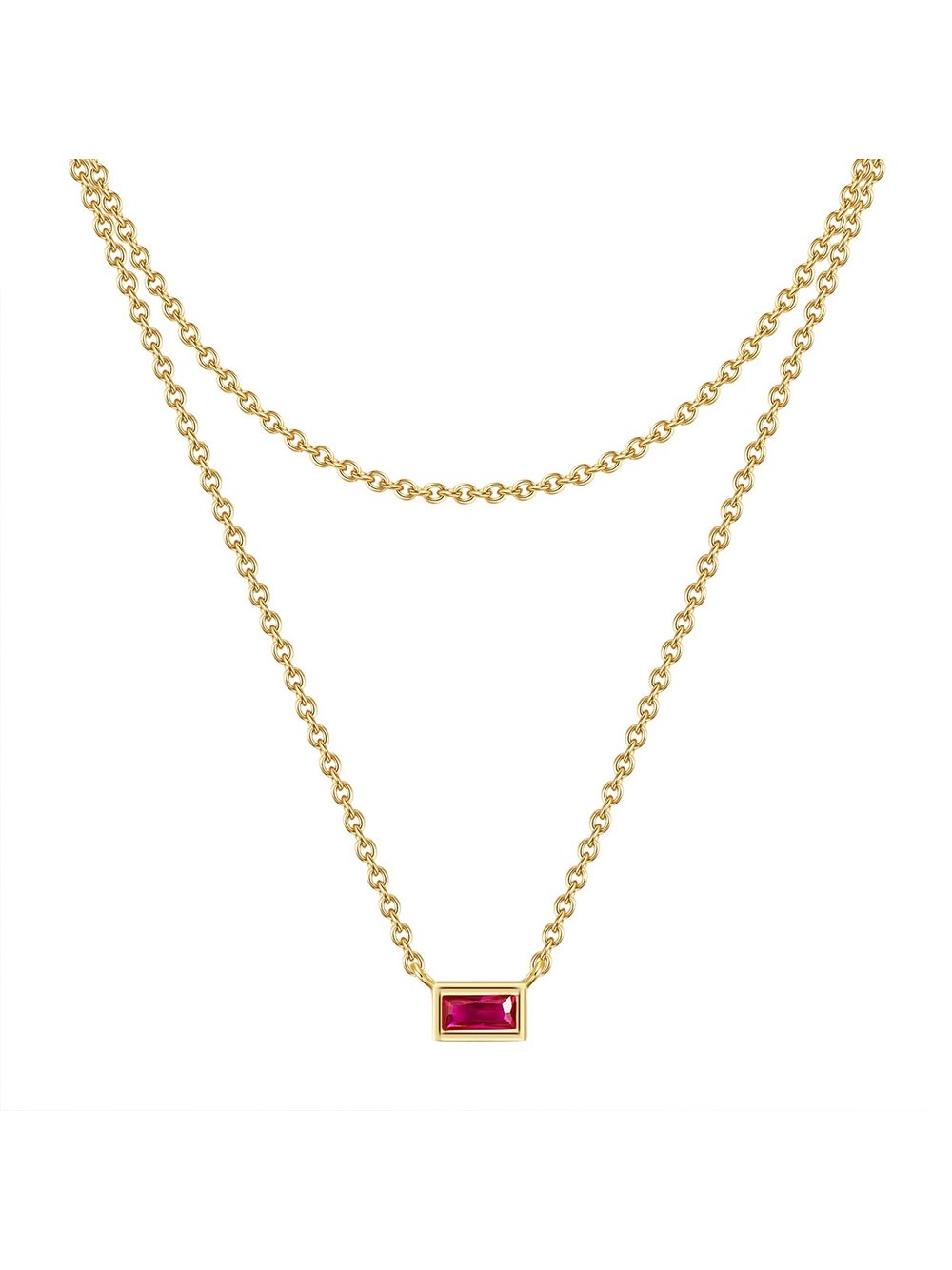 Glanzstücke München Halskette Damen Sterlingsilber gold, ONE SIZE