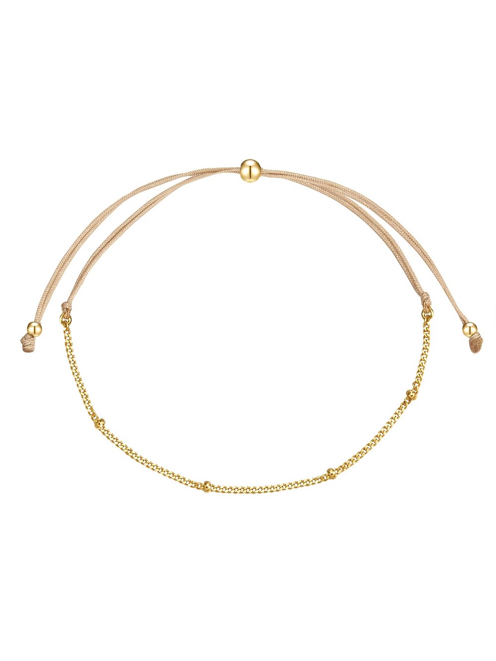 Thumbnail - Glanzstücke München Armband Damen Sterlingsilber gold, ONE SIZE