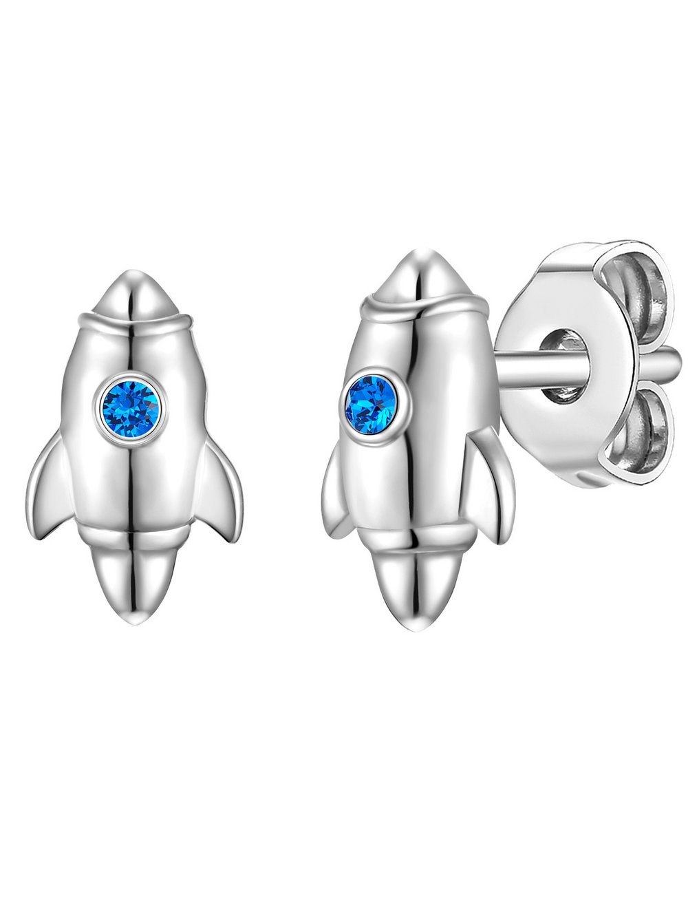 Glanzstücke München Ohrstecker Kinder Sterlingsilber silber, ONE SIZE