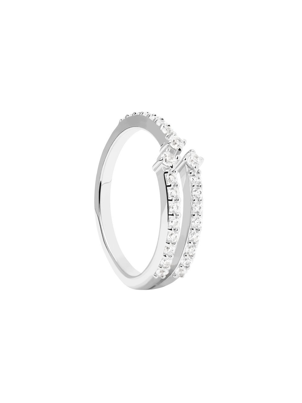 PDPaola Ring Damen Sterlingsilber silber, 52