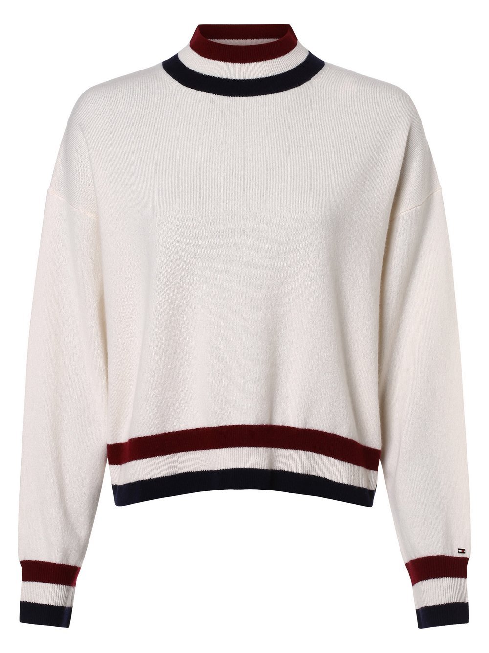 Tommy Hilfiger Pullover mit Cashmere-Anteil Damen Wolle mehrfarbig, M