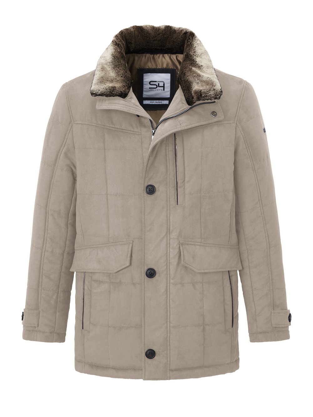 S4 Jackets Velours-Jacke Herren beige, 27