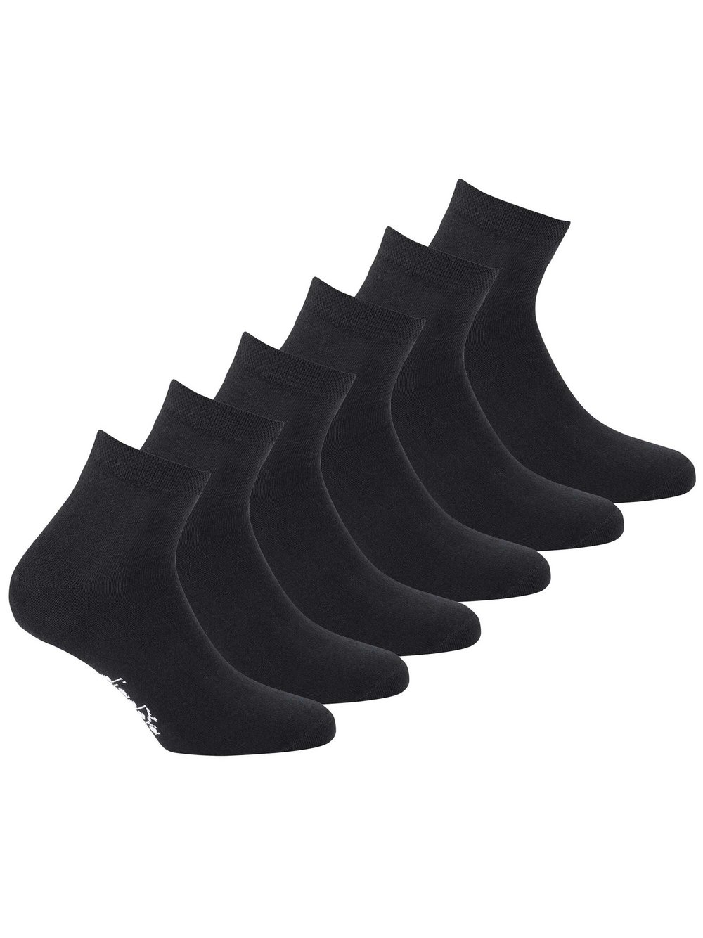 Diadora Socken 6er Pack Damen Baumwolle schwarz gemustert, 43-46