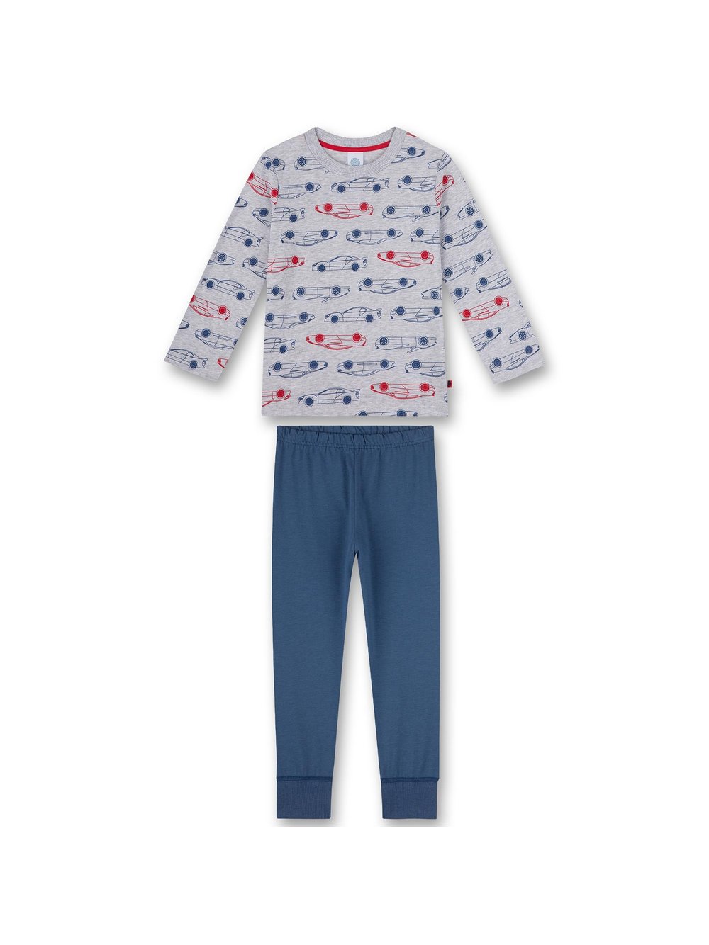 Sanetta Pyjama Jungen Baumwolle mehrfarbig bedruckt, 140