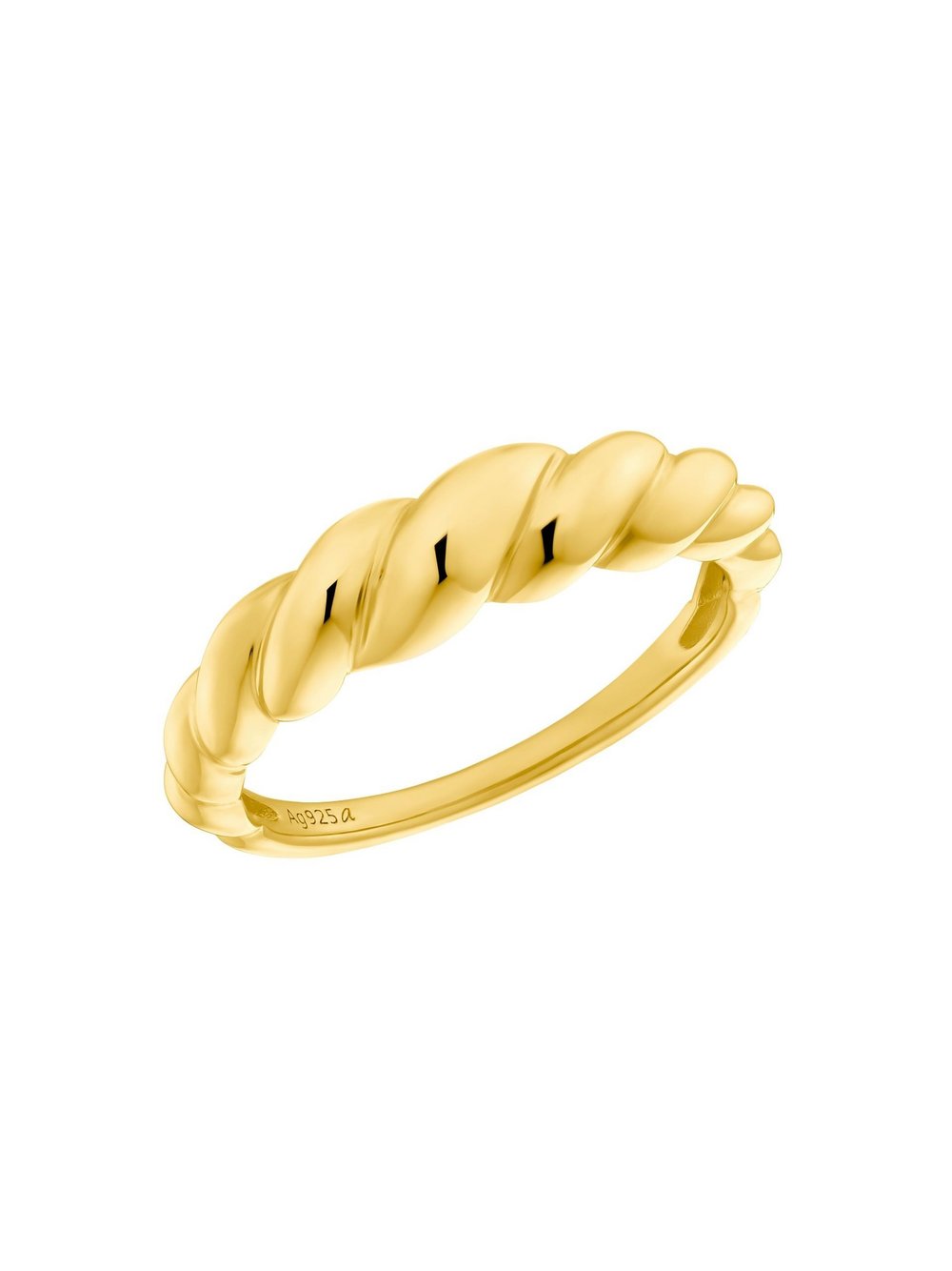 amor Ring Damen Sterlingsilber gold, 54