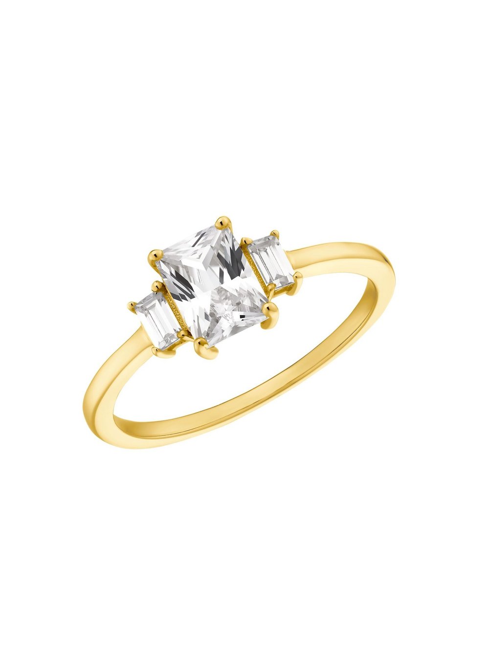 amor Ring Damen Sterlingsilber gold, 60