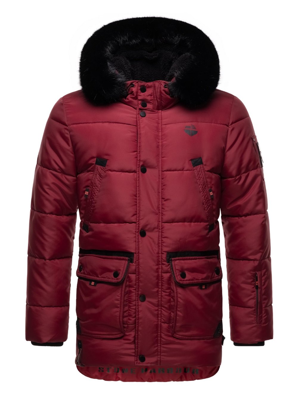 STONE HARBOUR Winterjacke Herren rot, XXL