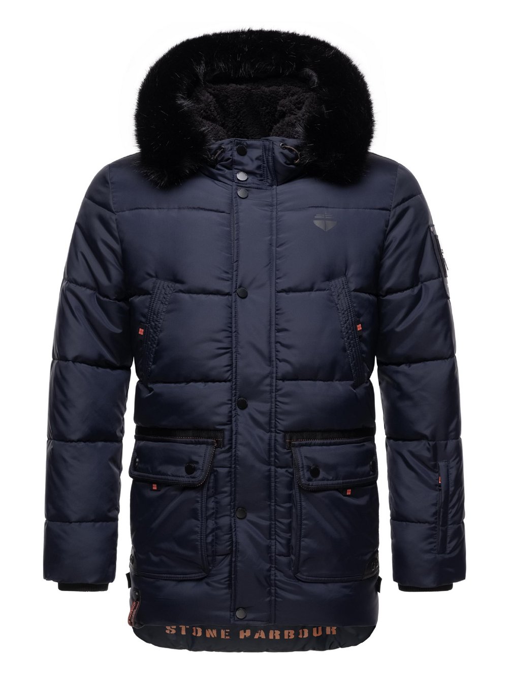 STONE HARBOUR Winterjacke Herren blau, S