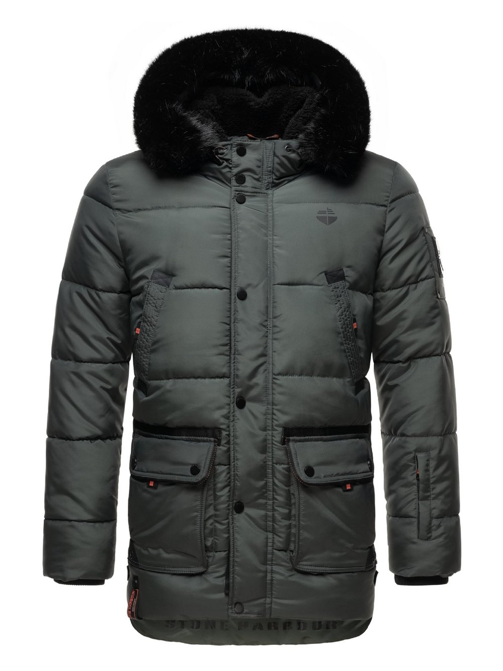 STONE HARBOUR Winterjacke Herren grün, XXL