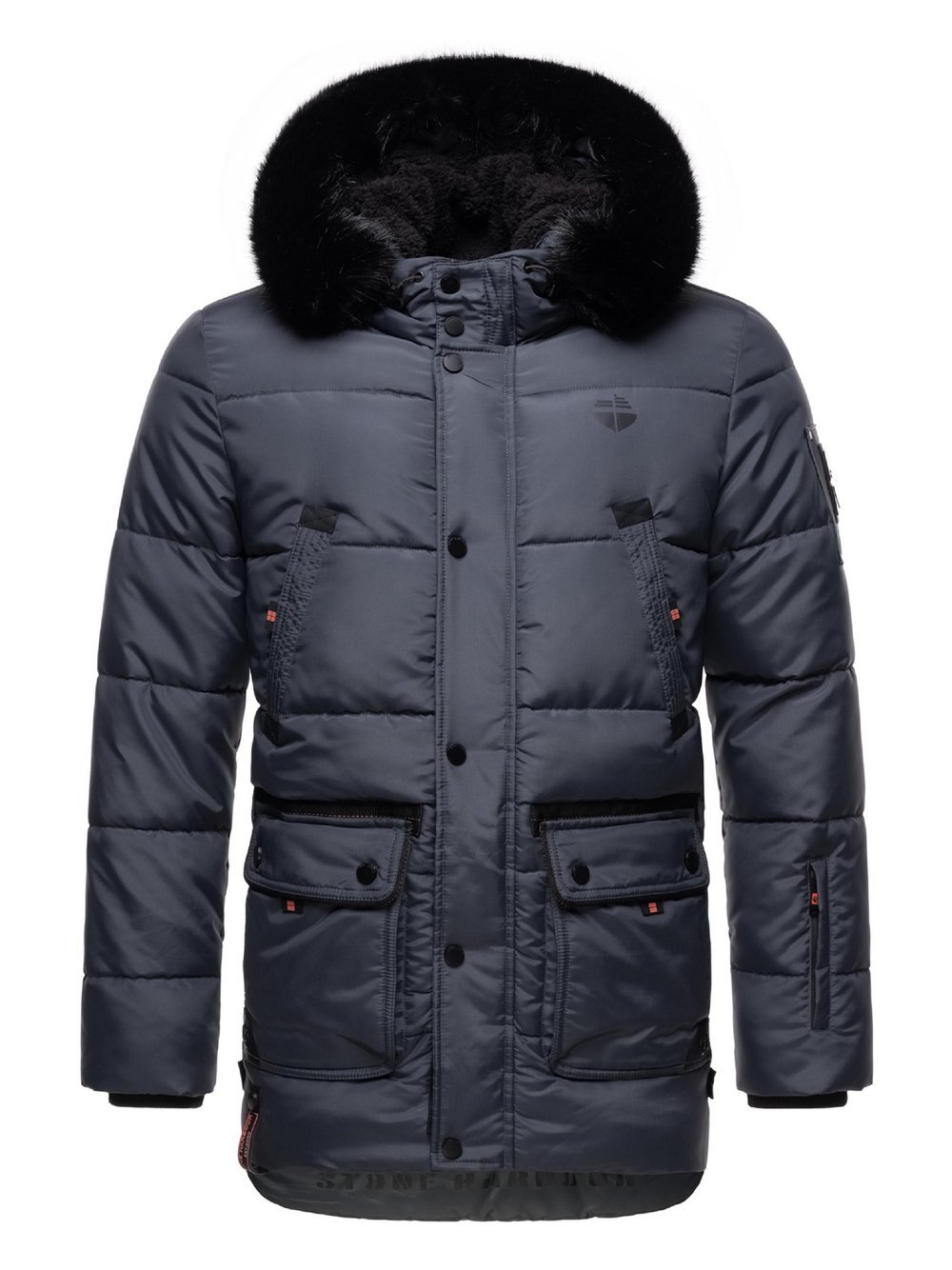 STONE HARBOUR Winterjacke Herren blau, L