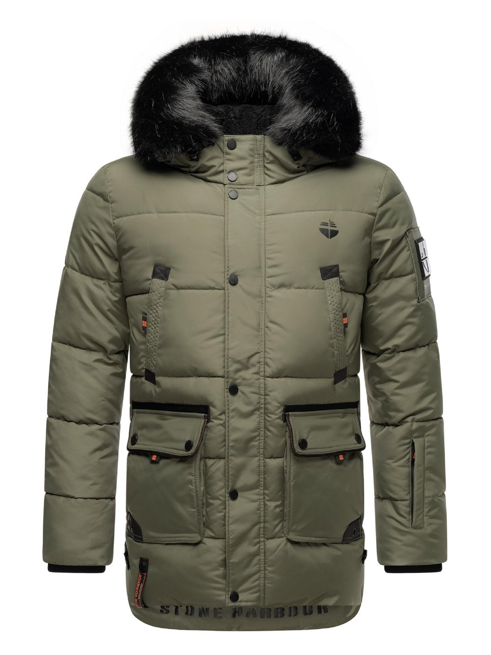 STONE HARBOUR Winterjacke Herren grün, XXL