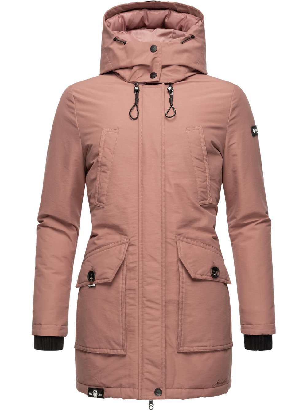 Navahoo Winterjacke Damen Baumwolle braun, XXL